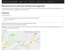 Tablet Screenshot of conteursdelegendes.fr